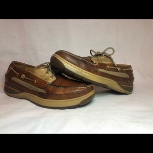 Speeey Top-Sider Gold Cup Leather Loafers